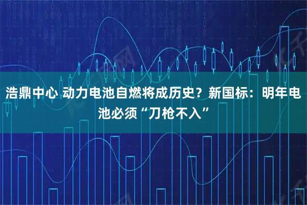 浩鼎中心 动力电池自燃将成历史？新国标：明年电池必须“刀枪不入”