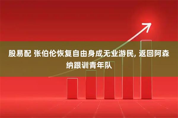 股易配 张伯伦恢复自由身成无业游民, 返回阿森纳跟训青年队